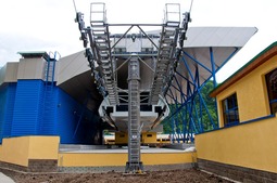 Станция посадки-высадки пассажиров новой канатной дороги ГТЦ ОАО «Газпром»