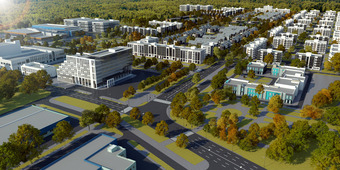 В Амурской области, в городе Свободном, началось строительство жилого микрорайона площадью 92,5 га